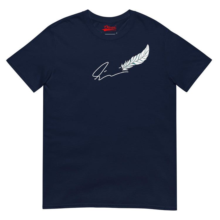 Olivier Industries TM Worldwide - Printed Fedder Signature unisex Tee - Olivier Industries ® Art & Apparel
