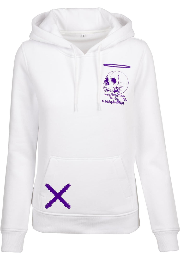 Olivier Industries ® living the fast lane till i die skull woman heavy hoodie - Olivier Industries ® Art & Apparel