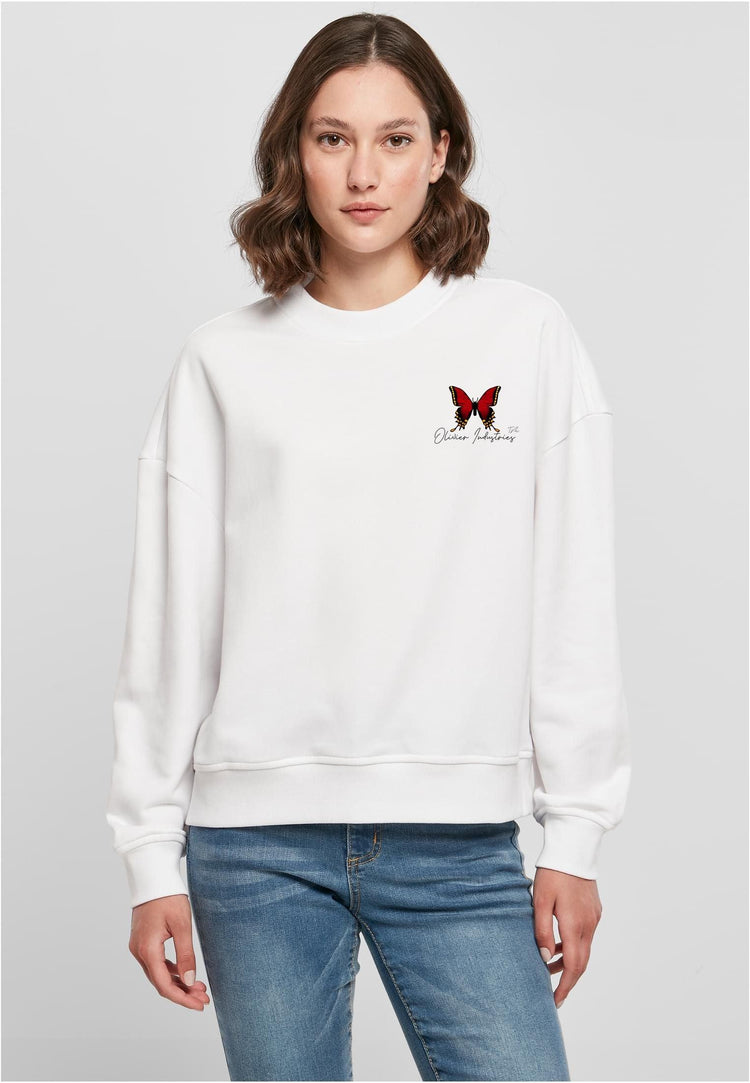 Olivier Industries ®Butterfly woman oversized Sweatshirt - Olivier Industries ® Art & Apparel