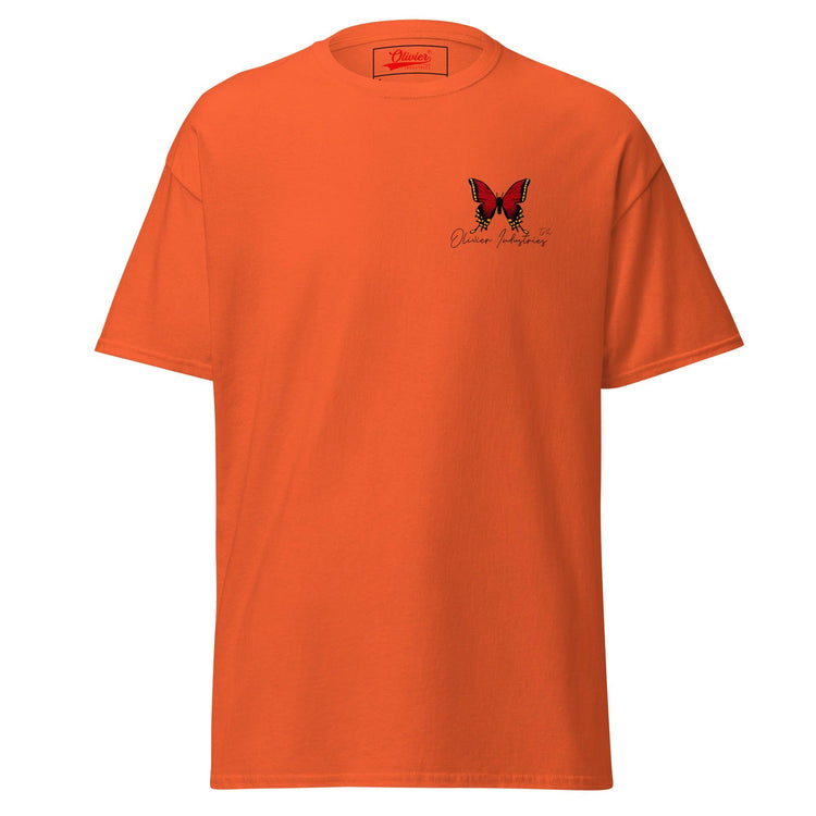Olivier Industries TM Worldwide Butterfly Red classic fit Tee - Olivier Industries ® Art & Apparel