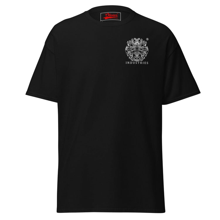 Olivier Industries TM Worldwide - Embr + Print - Fly High Basketball sneaker classic fit tee dif. Colors - Olivier Industries ® Art & Apparel