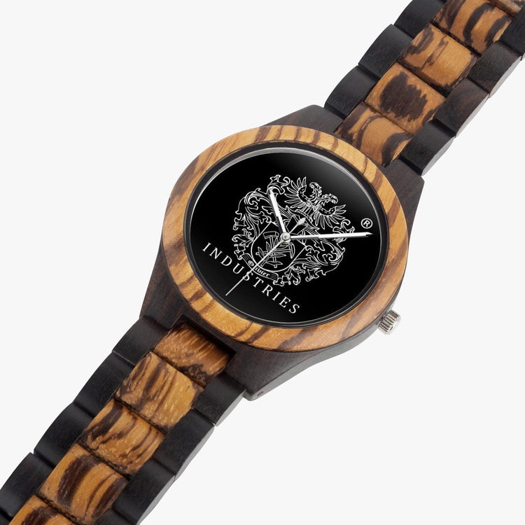Olivier Industries ® Logo on Contrast Wooden Watch - Olivier Industries