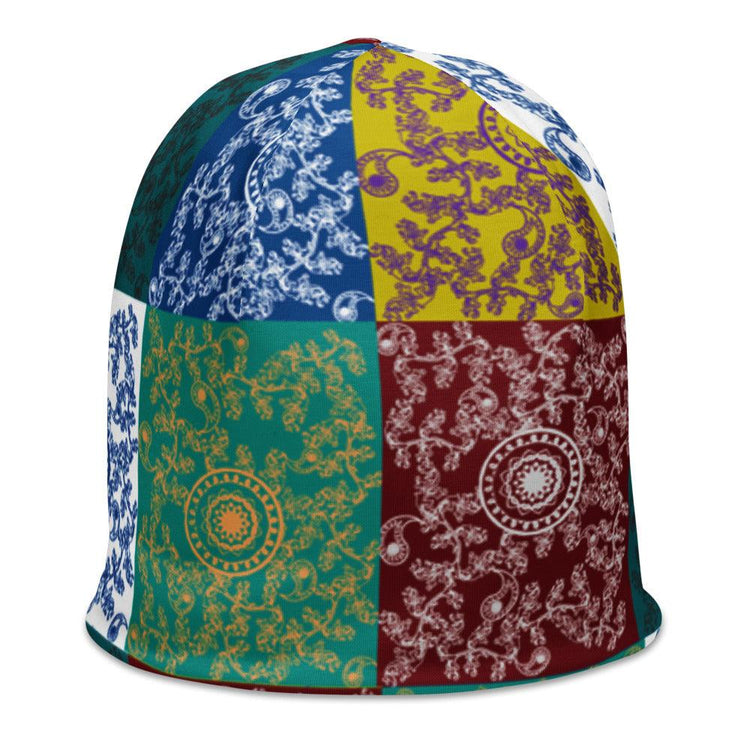 Olivier Industries ® Bohemian pattern Beanie mit Allover-Druck - Olivier Industries