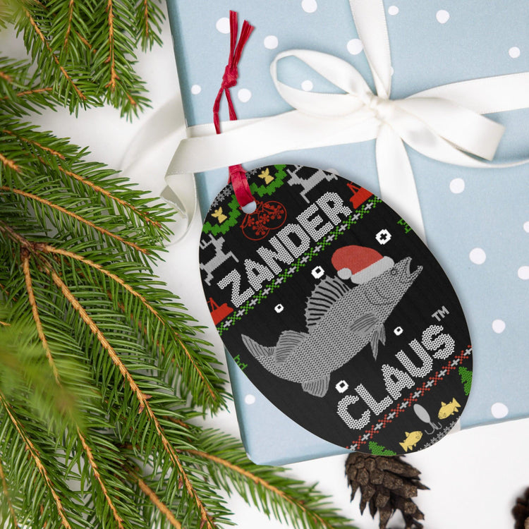 Zander Claus TM - Weihnachtsbaumschmuck Christmas Wood Ornament - Olivier Industries ® Art & Apparel