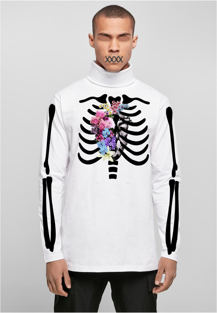 Olivier Industries ® Men Turtle Neck anatomical heart bone longsleeve - Olivier Industries ® Art & Apparel