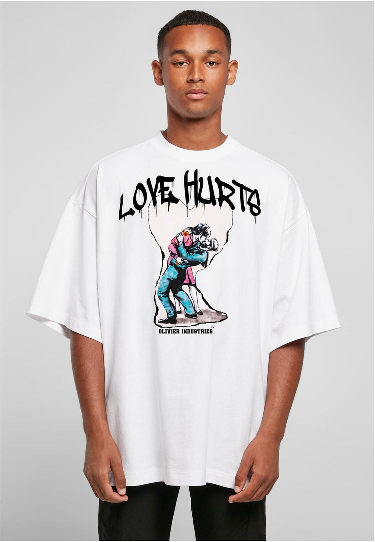 Olivier Industries® Love Hurts Graffiti Art - Huge oversized Tee - Olivier Industries ® Art & Apparel