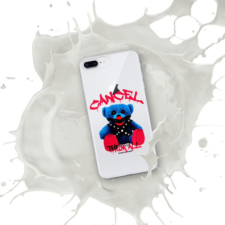 Olivier Industries ®Worldwide- Cancel Them All Bondage Bear iPhone-Hülle - Olivier Industries ® Art & Apparel