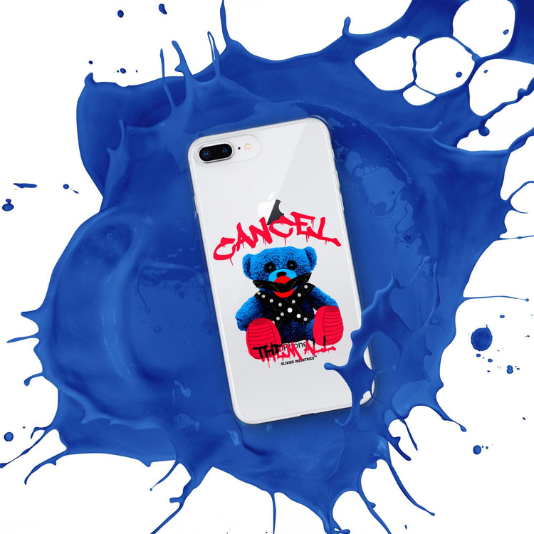 Olivier Industries ®Worldwide- Cancel Them All Bondage Bear iPhone-Hülle - Olivier Industries ® Art & Apparel