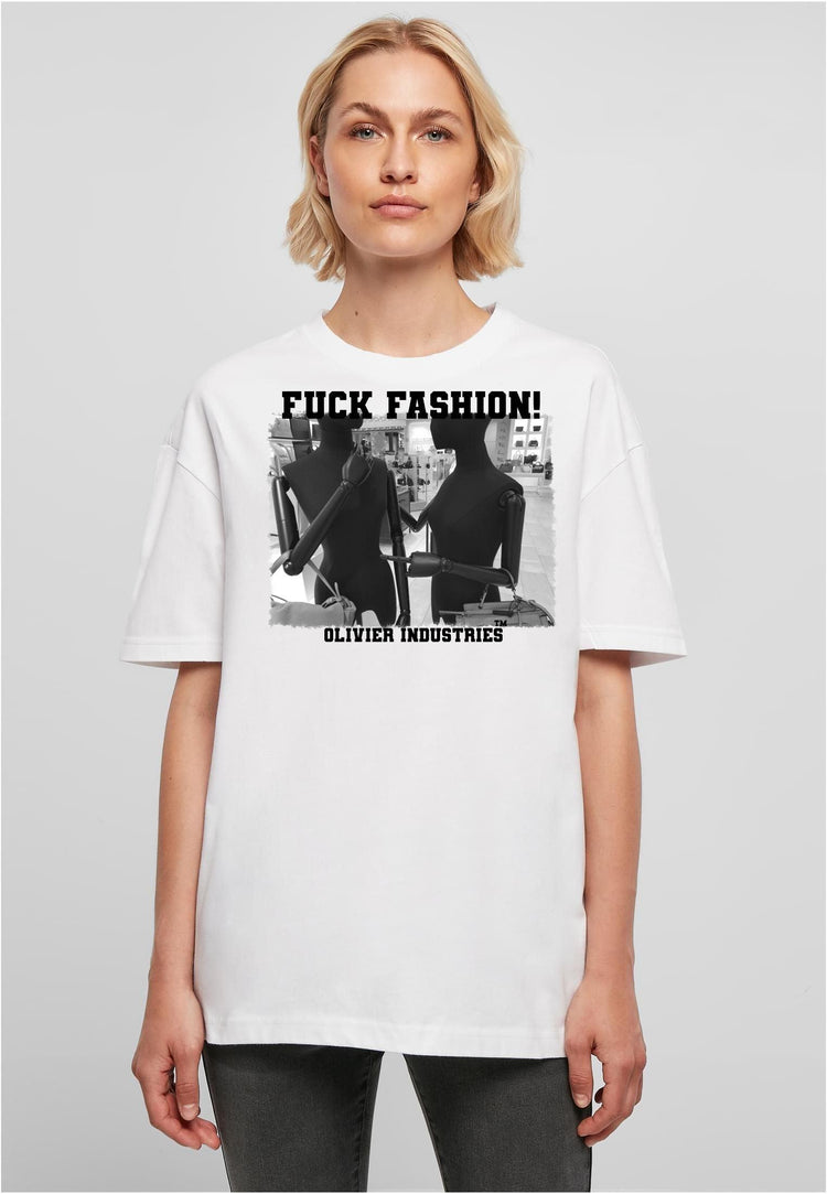 Olivier Industries ® Oversized- Fuck Fashion - Ladies Boyfriend Tee - Olivier Industries ® Art & Apparel