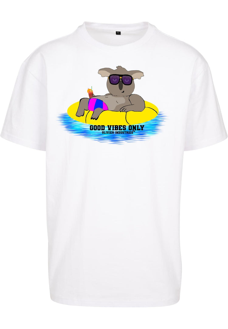 Olivier Industries ®Only Good Vibes oversized Men Tee - Olivier Industries ® Art & Apparel