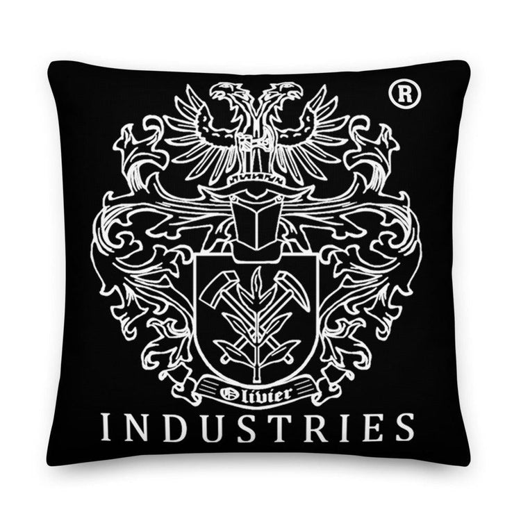 Olivier Industries ® Oldschool Logo Premium Pillow - Olivier Industries