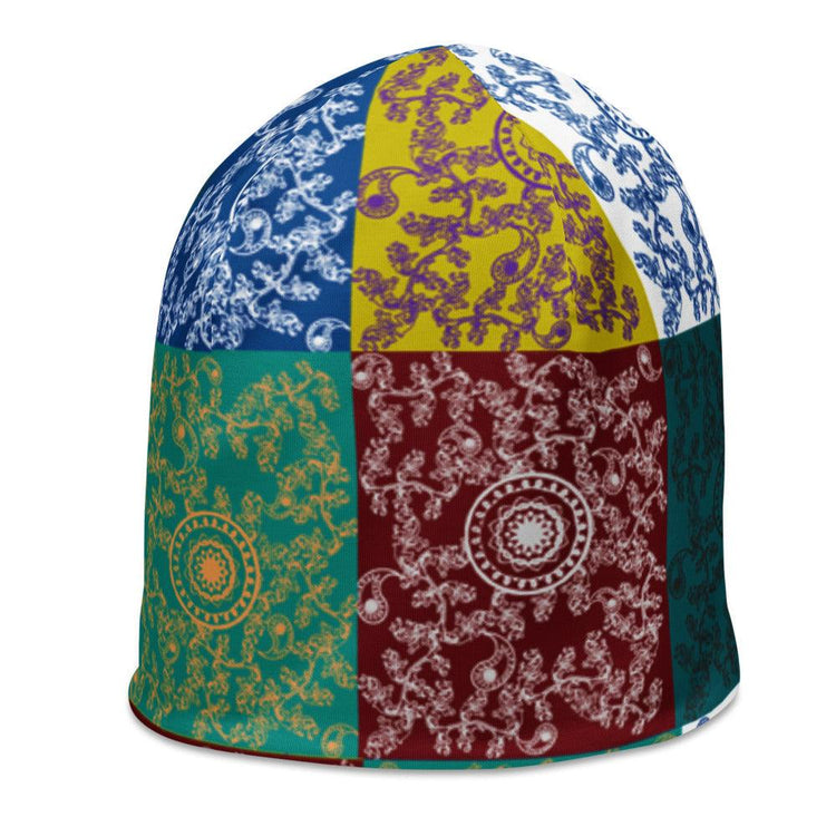 Olivier Industries ® Bohemian pattern Beanie mit Allover-Druck - Olivier Industries
