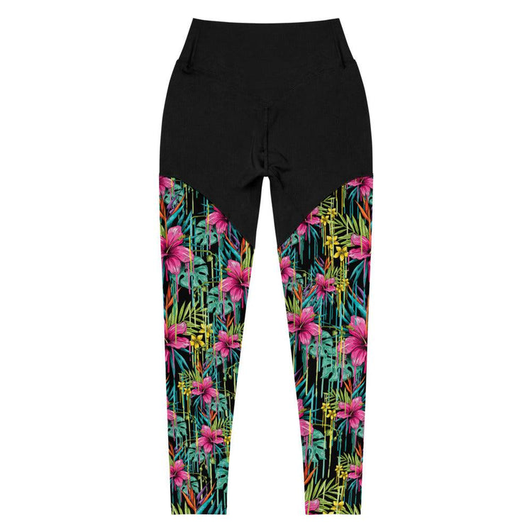 Olivier Industries TM Worldwide Flower Pattern Art Sport-Leggings - Olivier Industries ® Art & Apparel