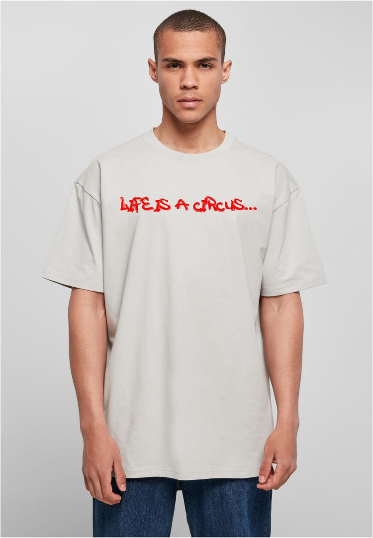 Olivier Industries ® Life is a circus carousel oversized unisex T-shirt - Olivier Industries ® Art & Apparel