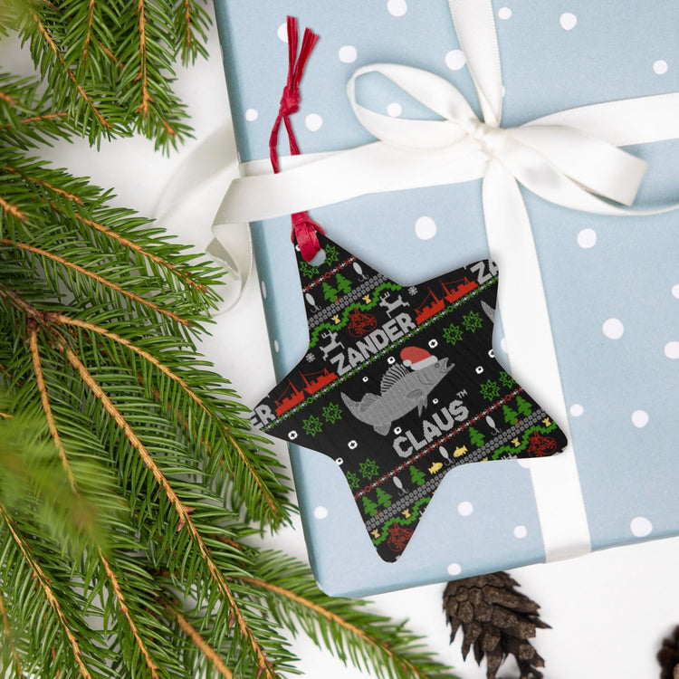 Zander Claus TM - Weihnachtsbaumschmuck Christmas Wood Ornament - Olivier Industries ® Art & Apparel