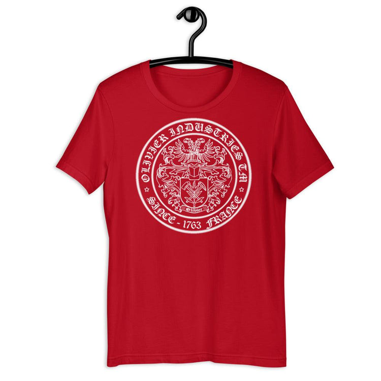 Olivier Industries ® 1763 France Official Logo unisex Kurzärmeliges Unisex-T-Shirt - Olivier Industries