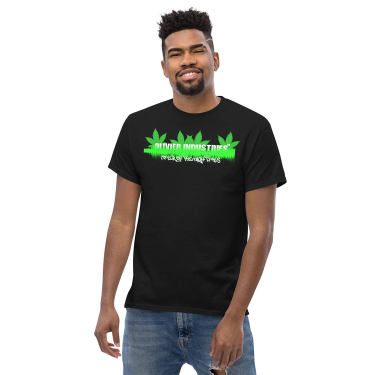 Olivier Industries TM Worldwide Deathrowrecords NFT - B - Real Cover of the high times unisex T-shirt - Olivier Industries ® Art & Apparel