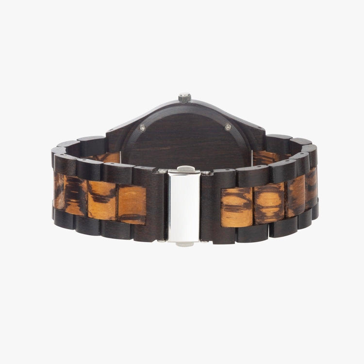 Olivier Industries ® Logo on Contrast Wooden Watch - Olivier Industries