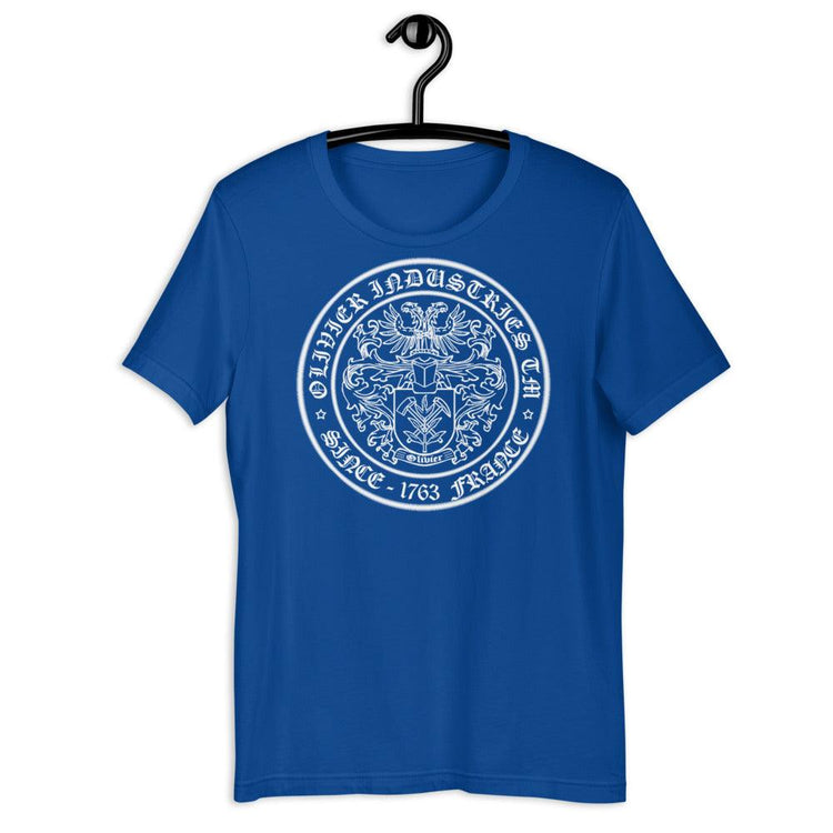 Olivier Industries ® 1763 France Official Logo unisex Kurzärmeliges Unisex-T-Shirt - Olivier Industries