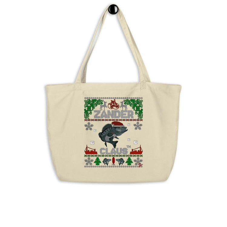 Olivier Industries ® x Zander Claus ® organic cotton carrier bag in large printed on both sides - Olivier Industries