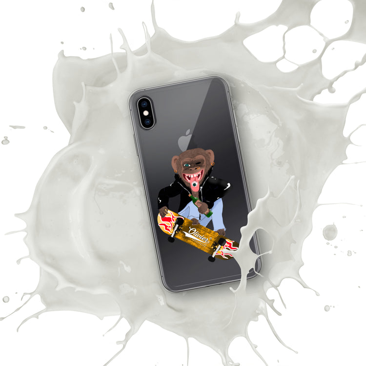 Olivier Industries ®Worldwide- Skating Ape handmade Art Iphone Hülle