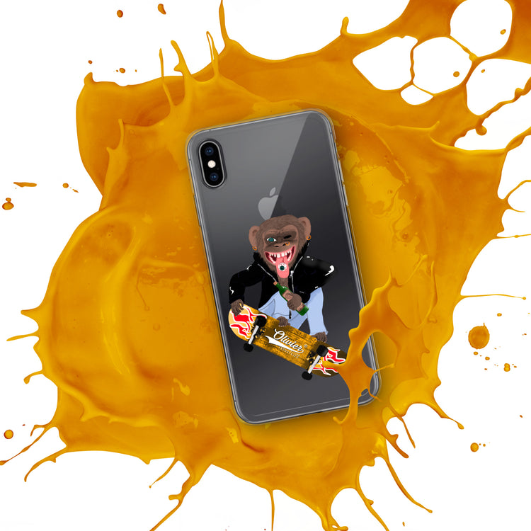 Olivier Industries ®Worldwide- Skating Ape handmade Art Iphone Hülle