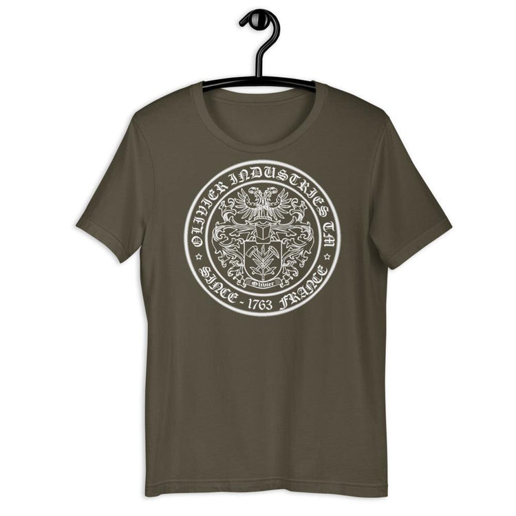 Olivier Industries ® 1763 France Official Logo unisex Kurzärmeliges Unisex-T-Shirt - Olivier Industries
