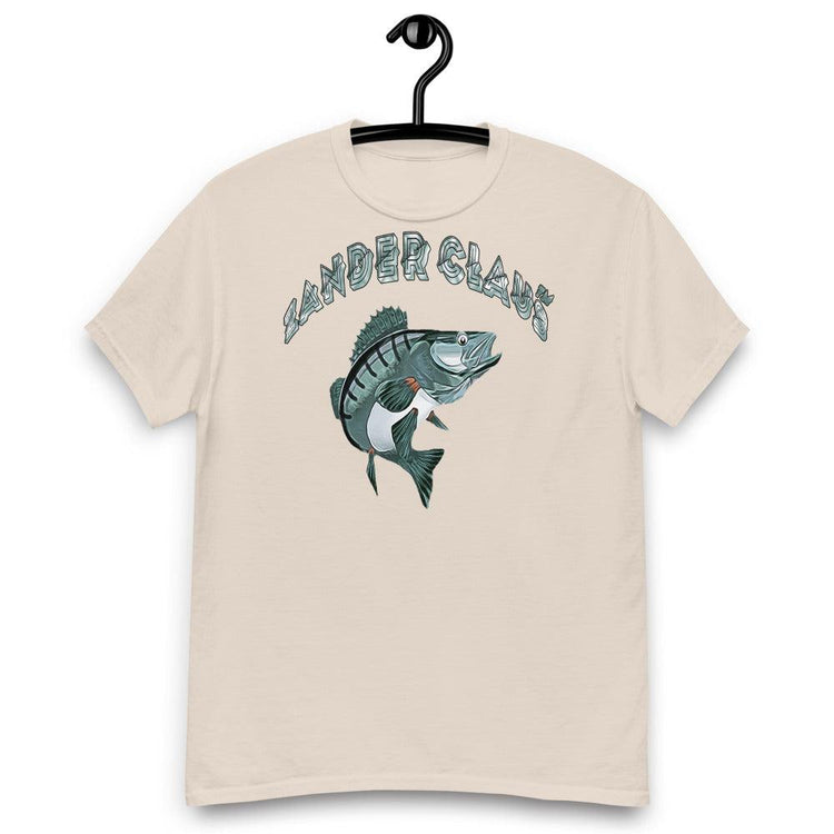 Zander Claus ® Heavyweight Angler T-Shirt für Herren - Olivier Industries ® Art & Apparel