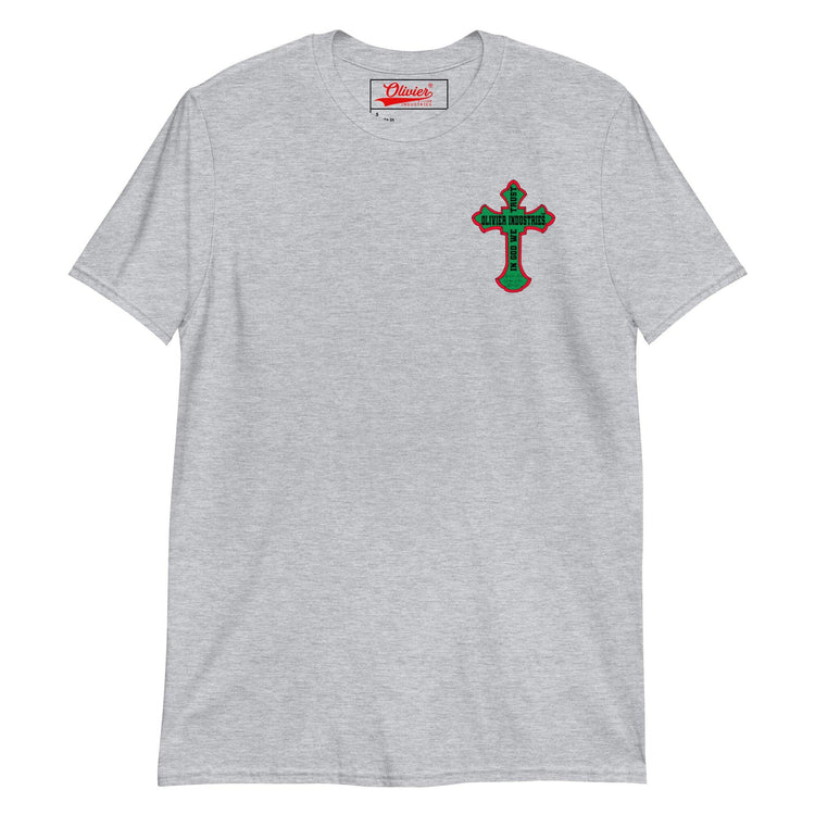 Olivier Industries TM Worldwide - In god we Trust classic fit tee - Olivier Industries ® Art & Apparel