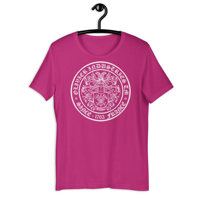 Olivier Industries ® 1763 France Official Logo unisex Kurzärmeliges Unisex-T-Shirt - Olivier Industries