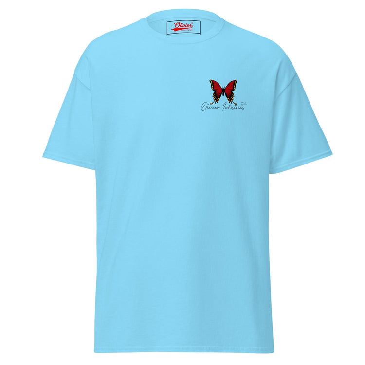 Olivier Industries TM Worldwide Butterfly Red classic fit Tee - Olivier Industries ® Art & Apparel
