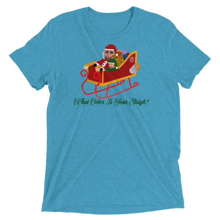 Olivier Industries ® What Color is your Sleigh handmade Drawn Top-G unisex T-Shirt