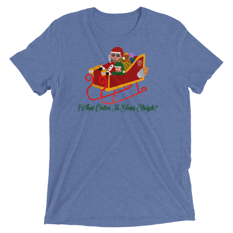 Olivier Industries ® What Color is your Sleigh handmade Drawn Top-G unisex T-Shirt