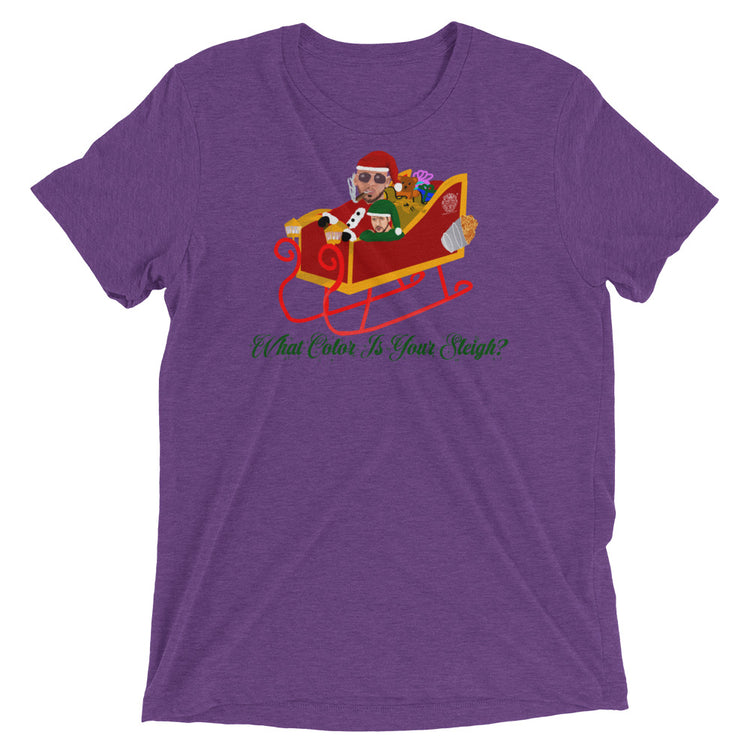 Olivier Industries ® What Color is your Sleigh handmade Drawn Top-G unisex T-Shirt
