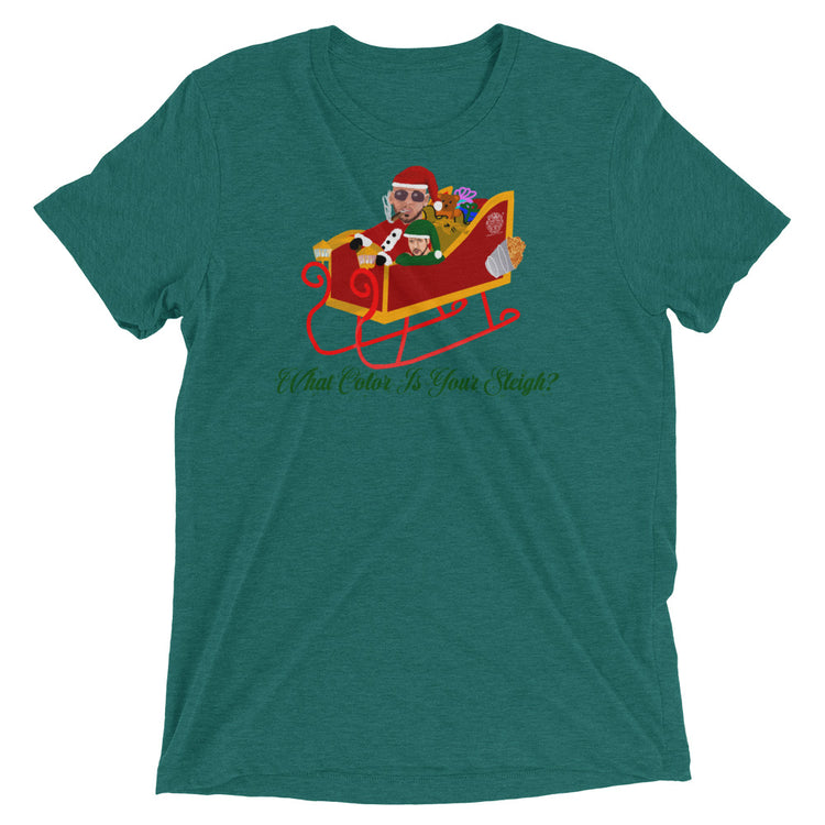 Olivier Industries ® What Color is your Sleigh handmade Drawn Top-G unisex T-Shirt
