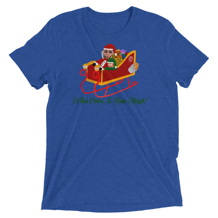 Olivier Industries ® What Color is your Sleigh handmade Drawn Top-G unisex T-Shirt