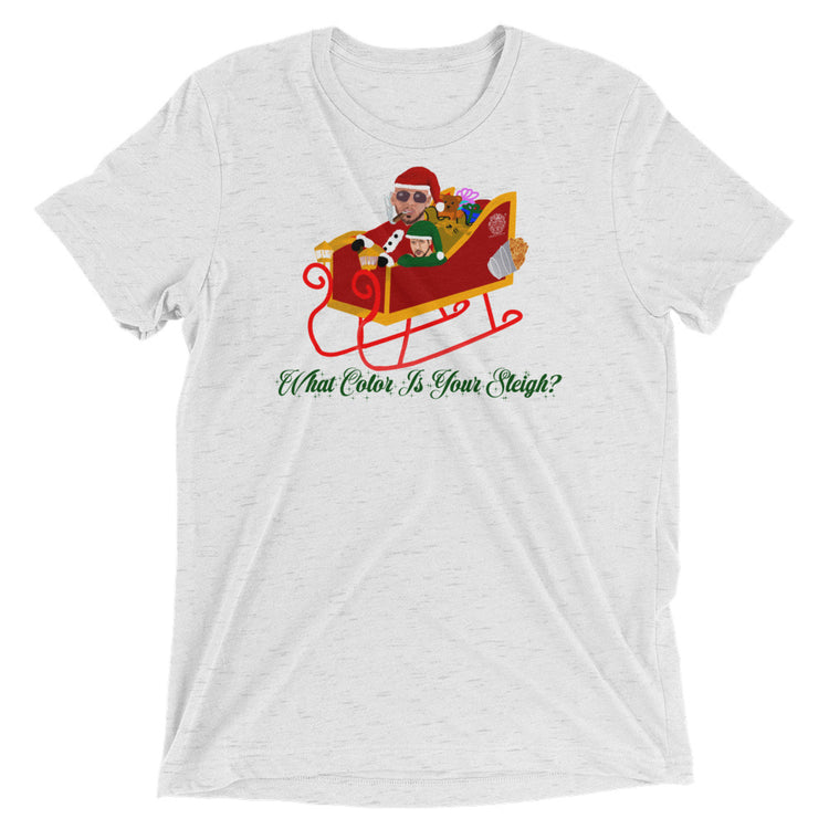 Olivier Industries ® What Color is your Sleigh handmade Drawn Top-G unisex T-Shirt