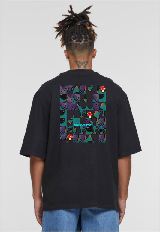 Olivier Industries TM psychodelic puzzle art - men oversize T-shirt