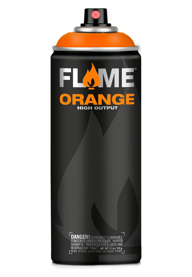 2x Flame Orange Metallic 902 ultra chrome 400ml spray paint