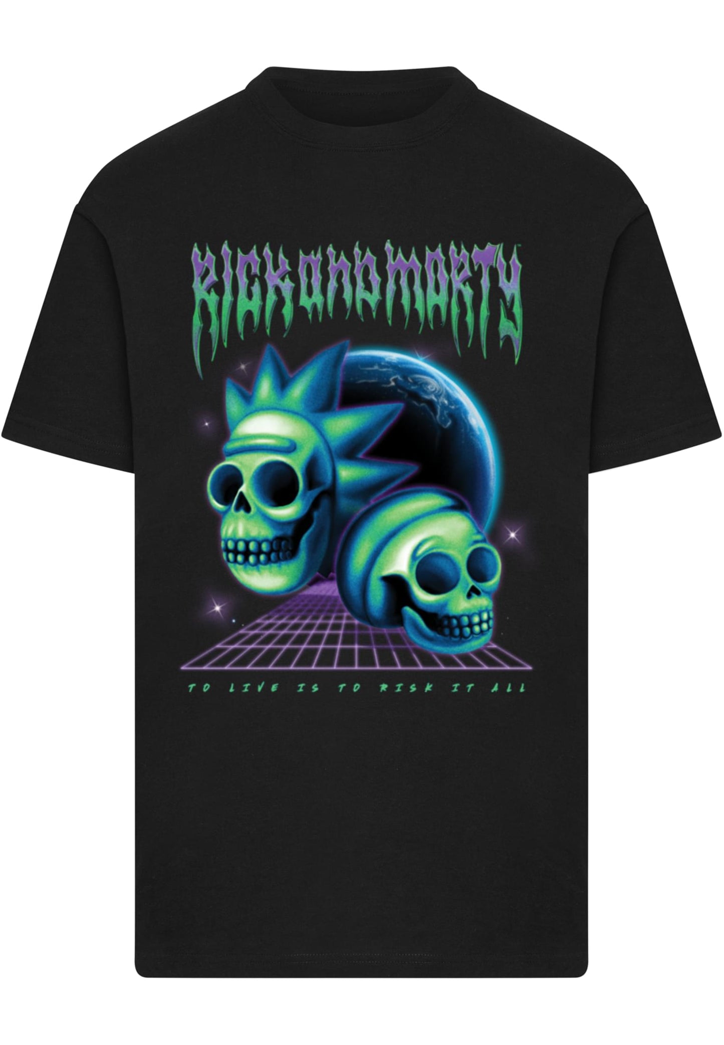 Rick and Morty Skull Men Tee