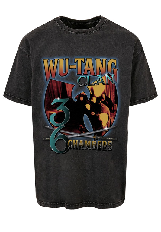 Wu tang clan 36 chambers oversize t-shirt schwarz Olivier Industries TM 