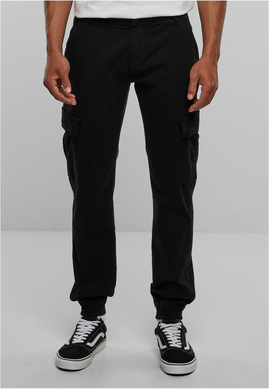 Washed Cargo Twill Jogging Pants