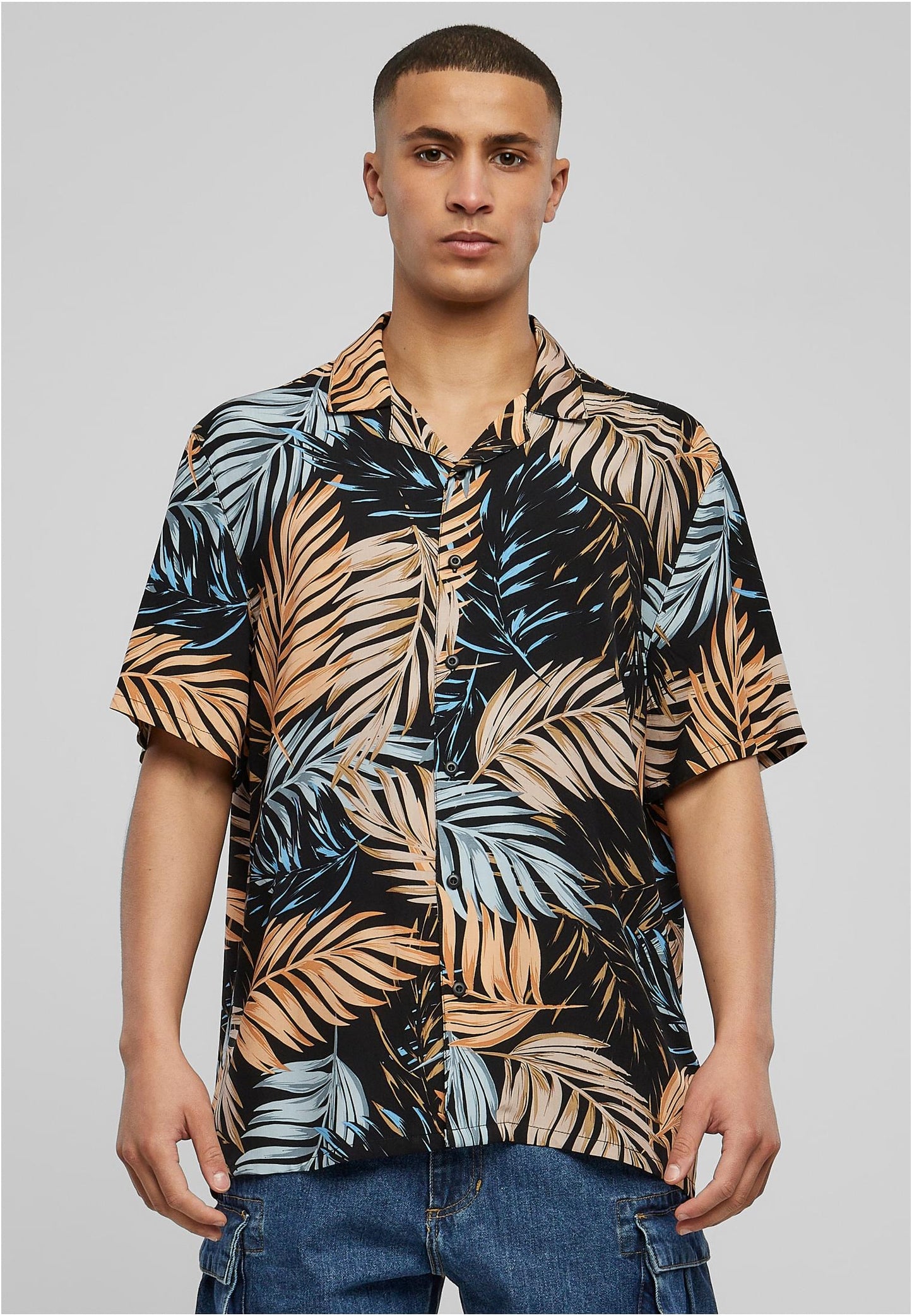 Urban Classics viscose aop resort shirts