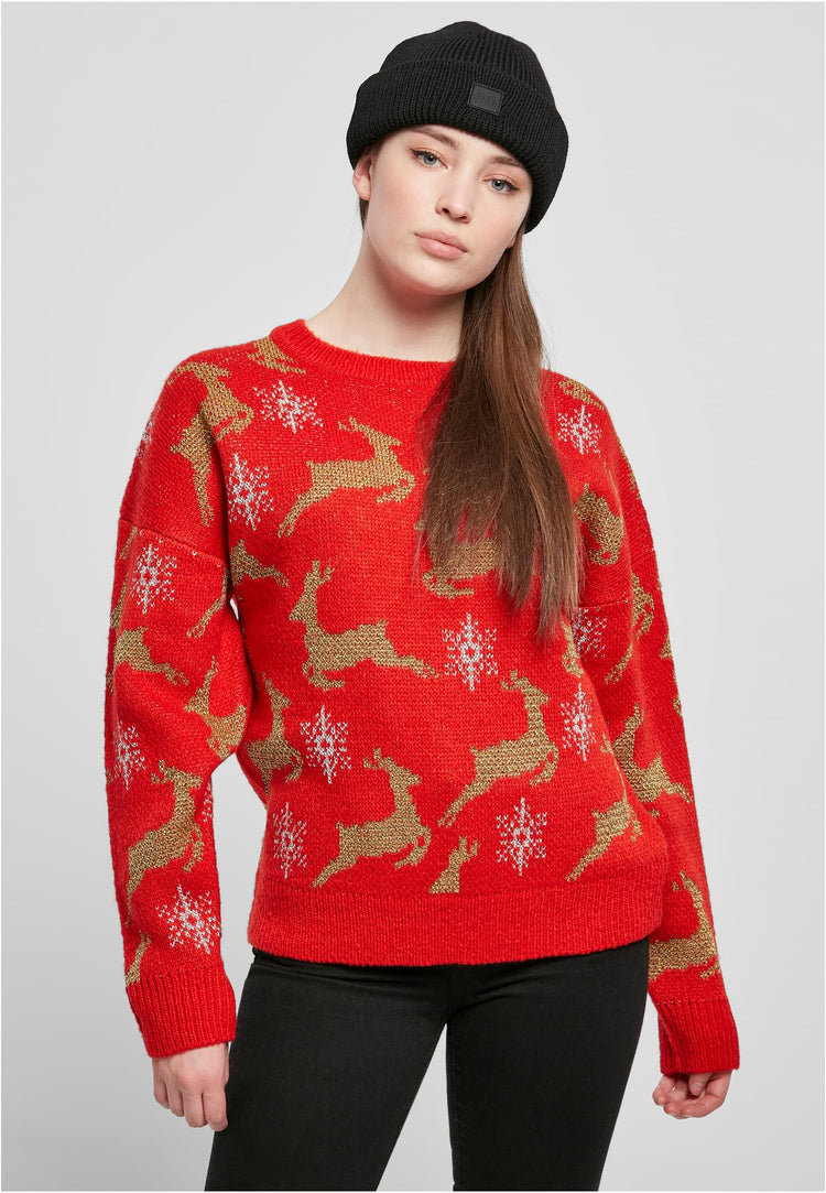 Ladies Oversized Christmas Sweater