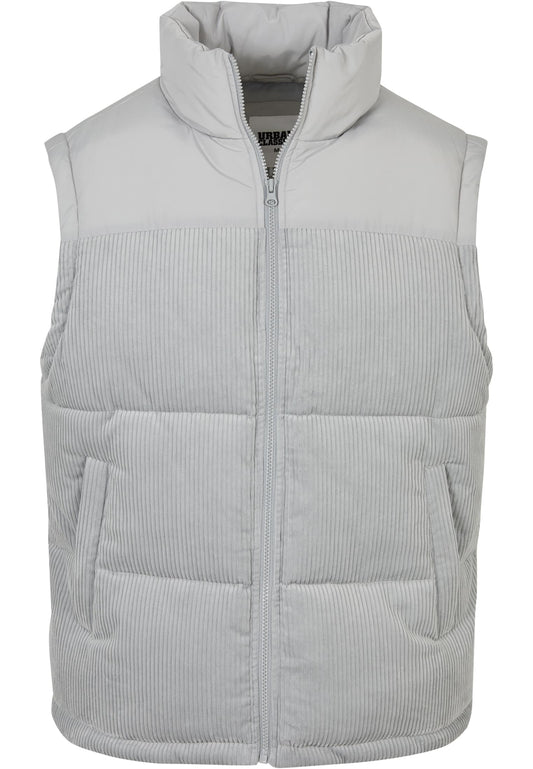 Cord padded warm winter vest