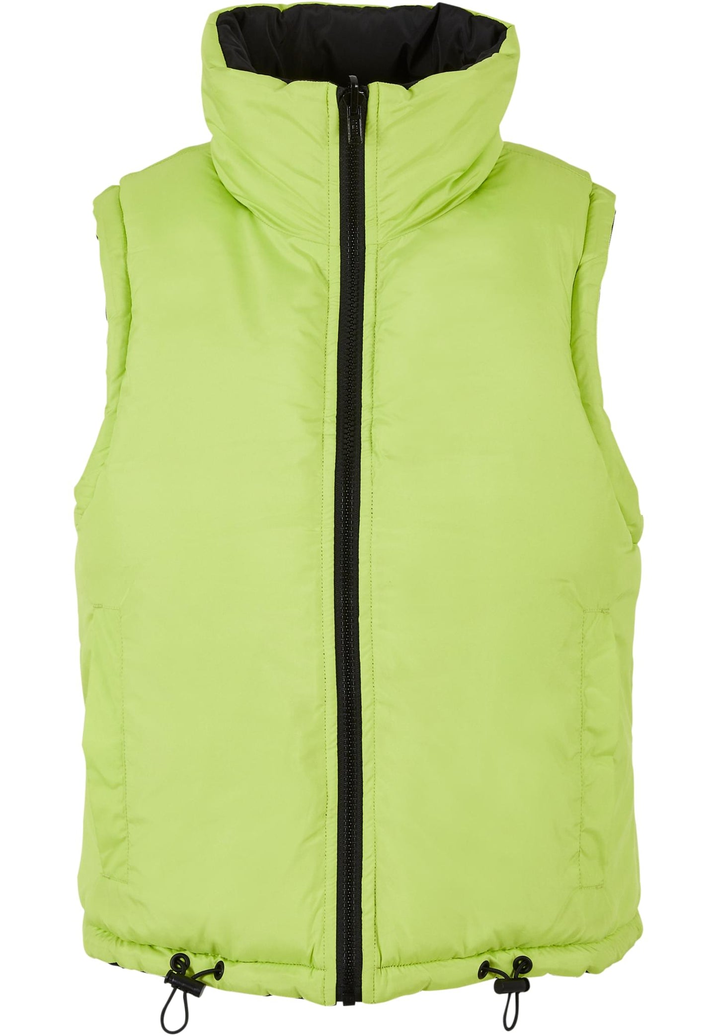 Ladies Reversible Cropped Puffer Vest