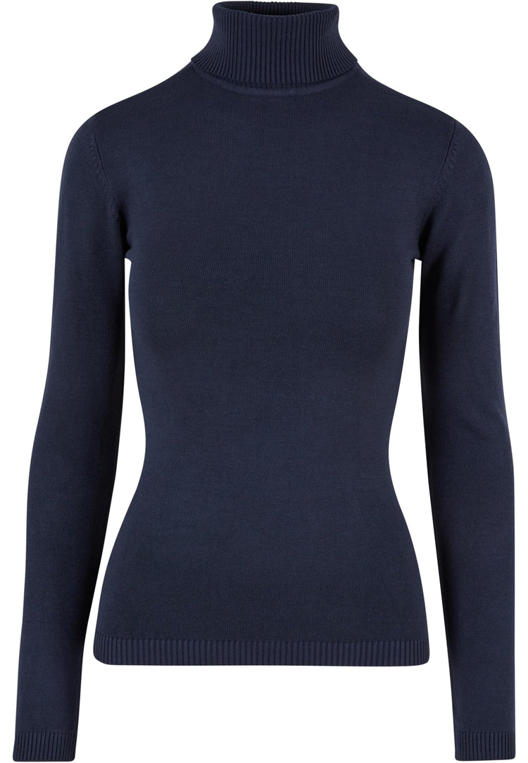 Ladies Knitted Turtleneck Sweater