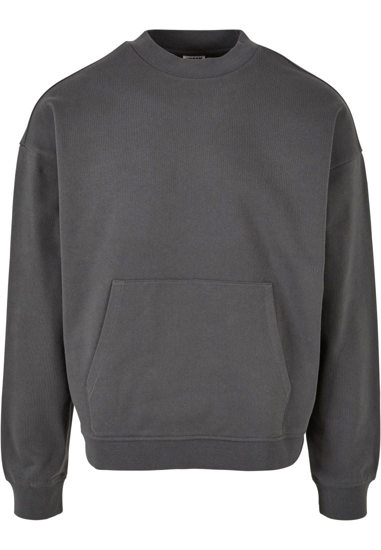 olivier industries urban classic grauer oversize sweatshirt mit bauchtasche neu 2023 winter 