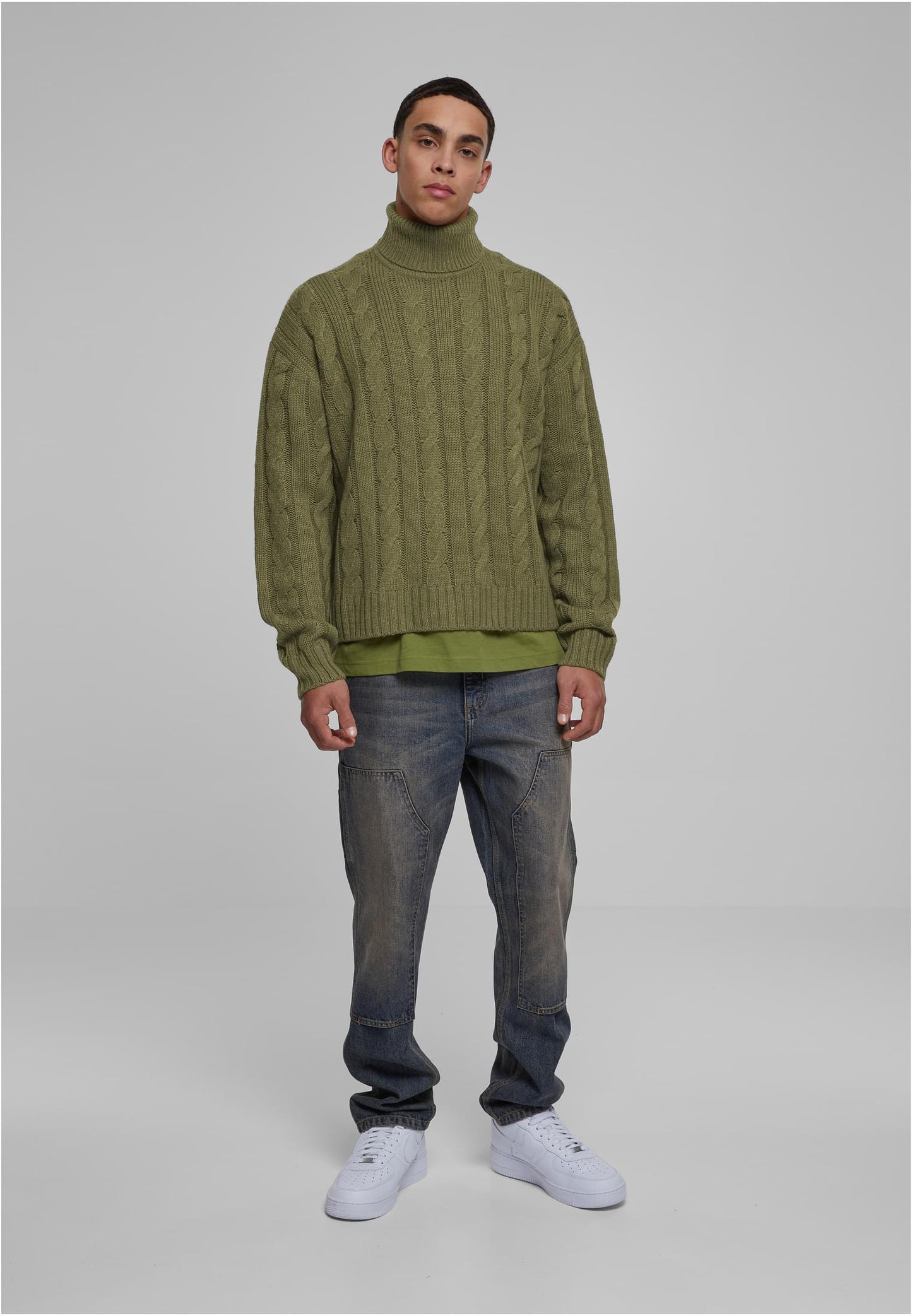 Knitted warm soft Turtleneck Sweater