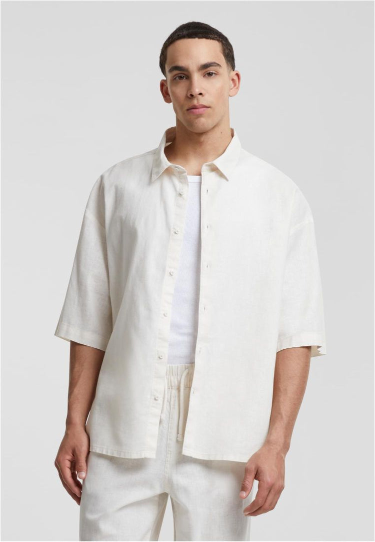 Oversize cotton linen shirt boxy hemden 2 farben